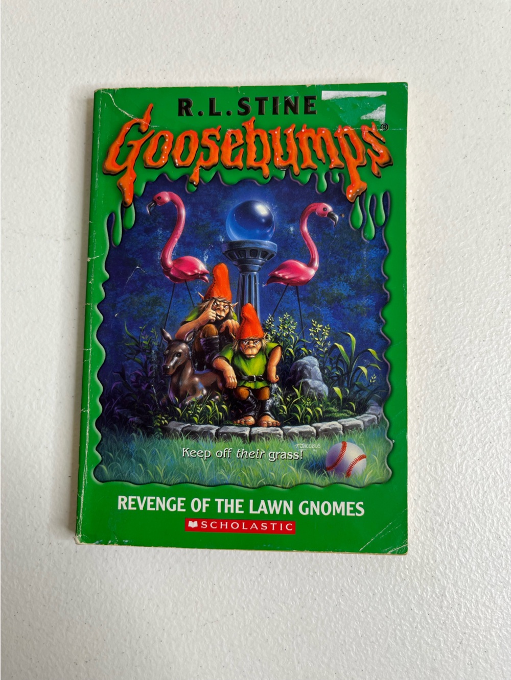 Goosebumps Revenge of the Lawn Gnomes #34 Original Series First Edition 1995